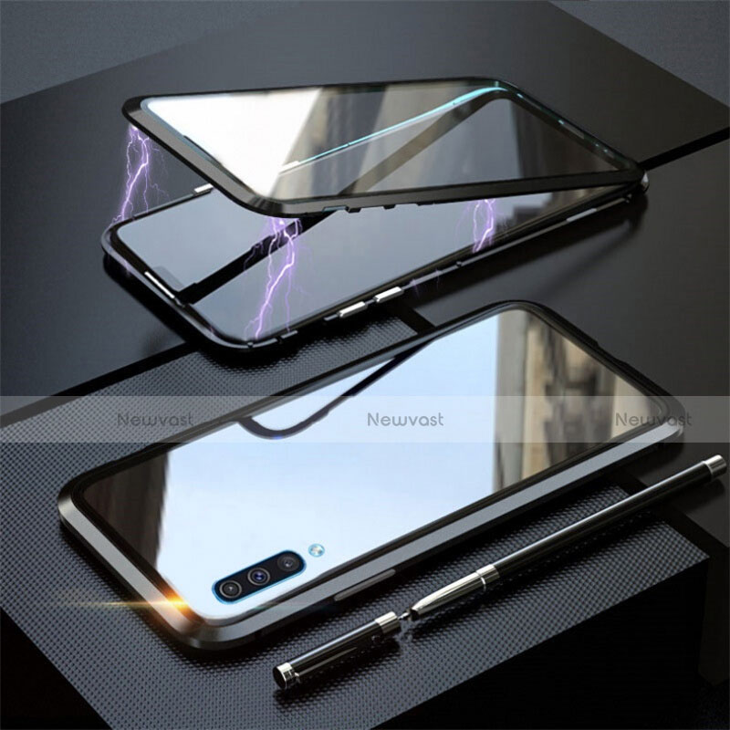 Luxury Aluminum Metal Frame Mirror Cover Case 360 Degrees T02 for Samsung Galaxy A70