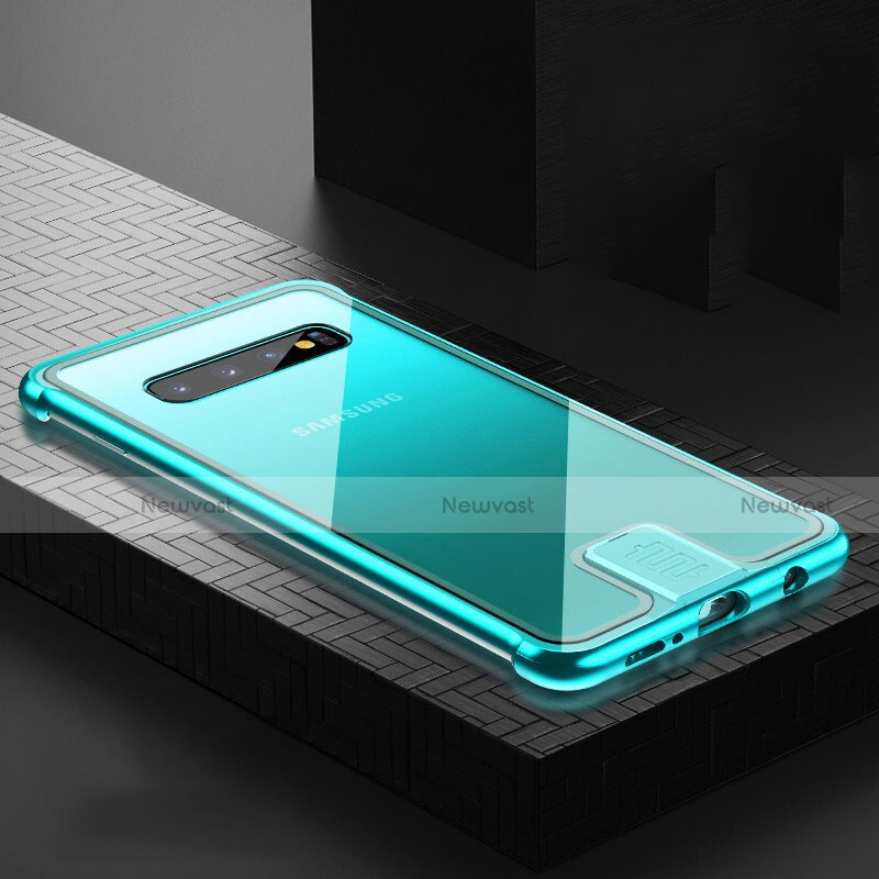 Luxury Aluminum Metal Frame Mirror Cover Case 360 Degrees T02 for Samsung Galaxy S10 5G