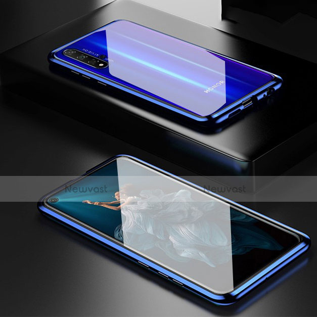 Luxury Aluminum Metal Frame Mirror Cover Case 360 Degrees T03 for Huawei Honor 20