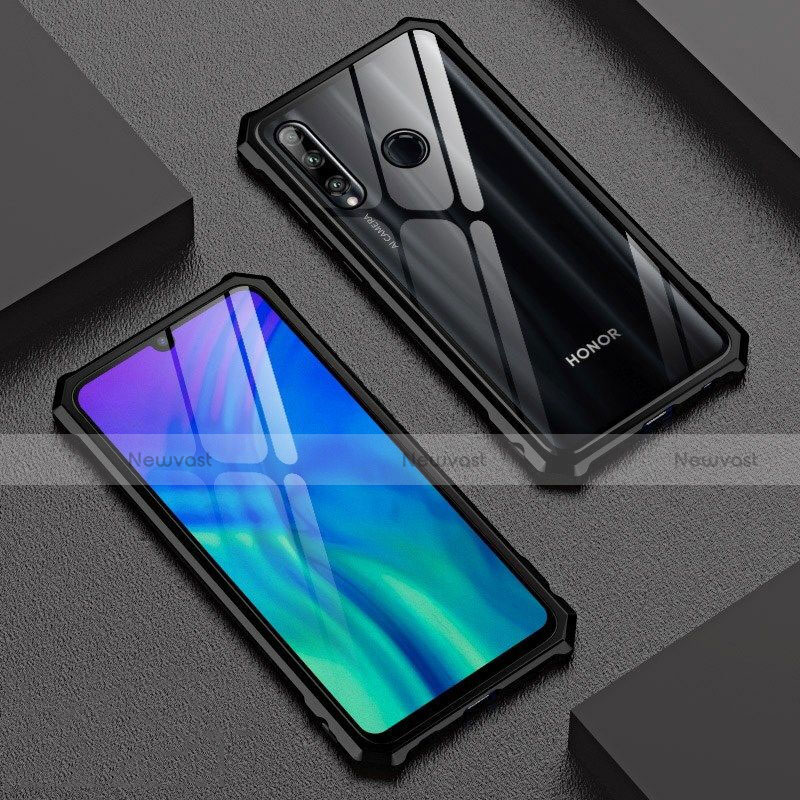 Luxury Aluminum Metal Frame Mirror Cover Case 360 Degrees T03 for Huawei Honor 20 Lite