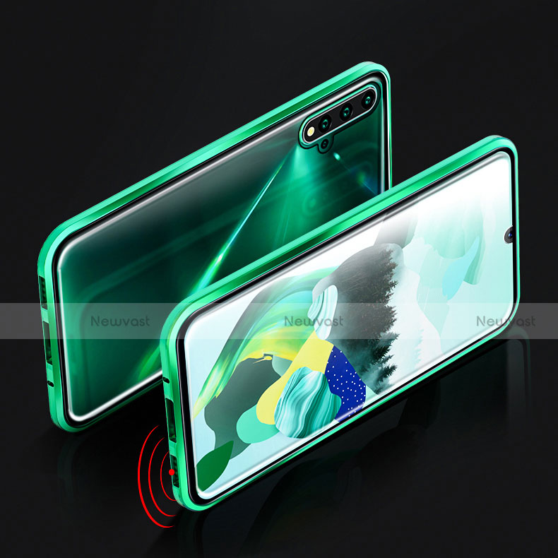 Luxury Aluminum Metal Frame Mirror Cover Case 360 Degrees T03 for Huawei Nova 5