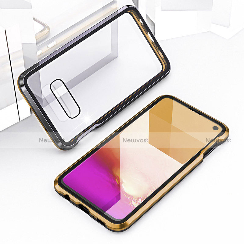 Luxury Aluminum Metal Frame Mirror Cover Case 360 Degrees T03 for Samsung Galaxy S10e