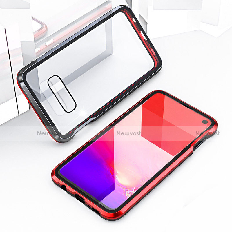 Luxury Aluminum Metal Frame Mirror Cover Case 360 Degrees T03 for Samsung Galaxy S10e