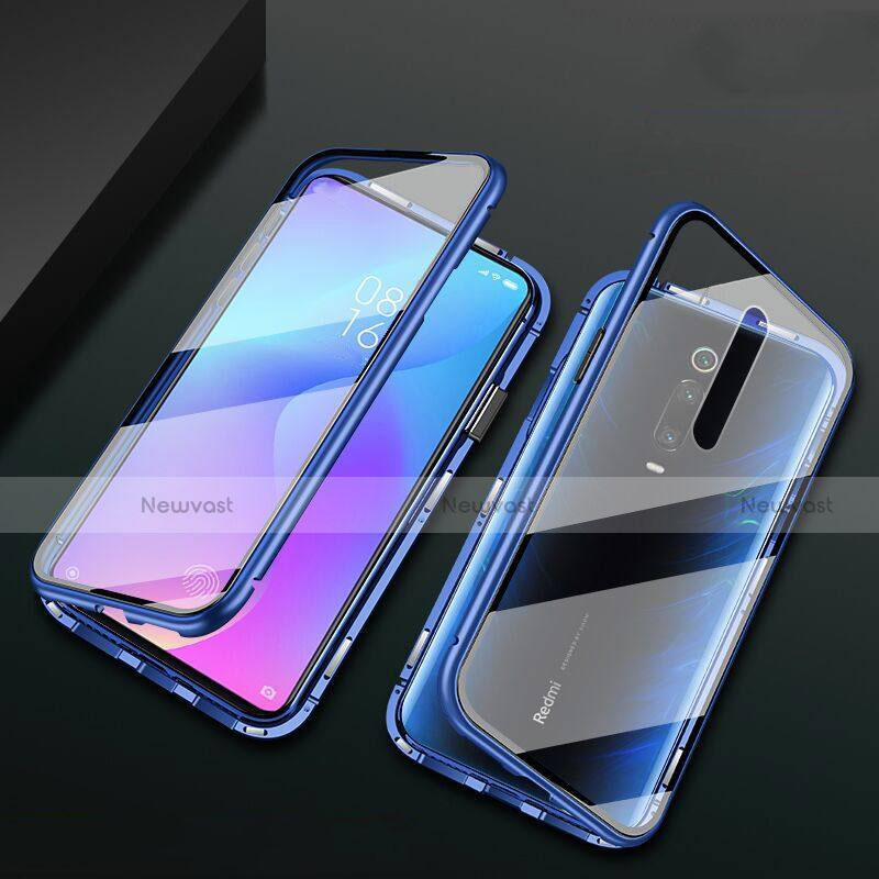 Luxury Aluminum Metal Frame Mirror Cover Case 360 Degrees T03 for Xiaomi Mi 9T Pro