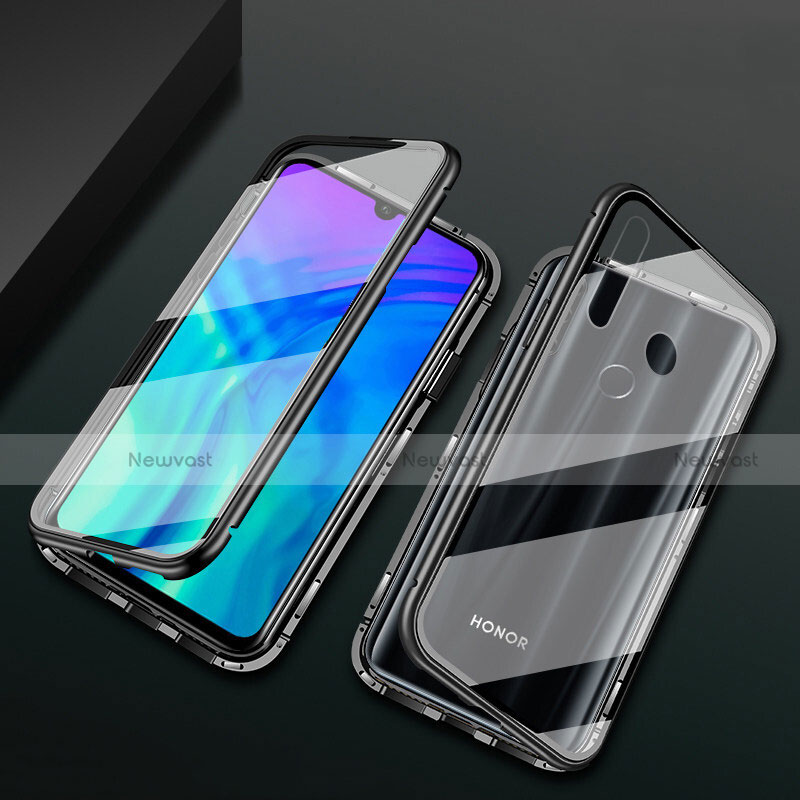 Luxury Aluminum Metal Frame Mirror Cover Case 360 Degrees T04 for Huawei Honor 10i