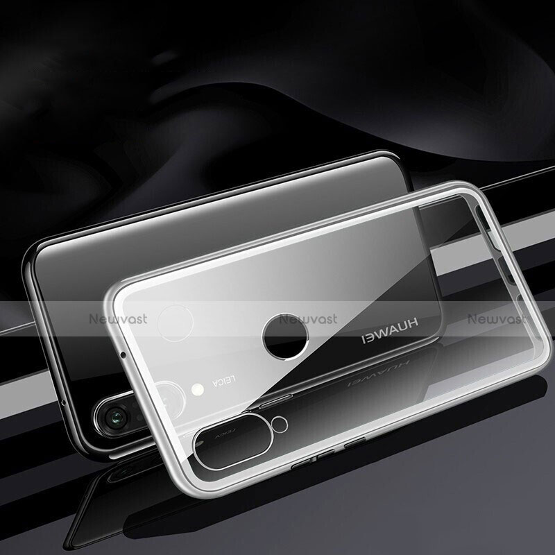 Luxury Aluminum Metal Frame Mirror Cover Case 360 Degrees T04 for Huawei P30 Lite