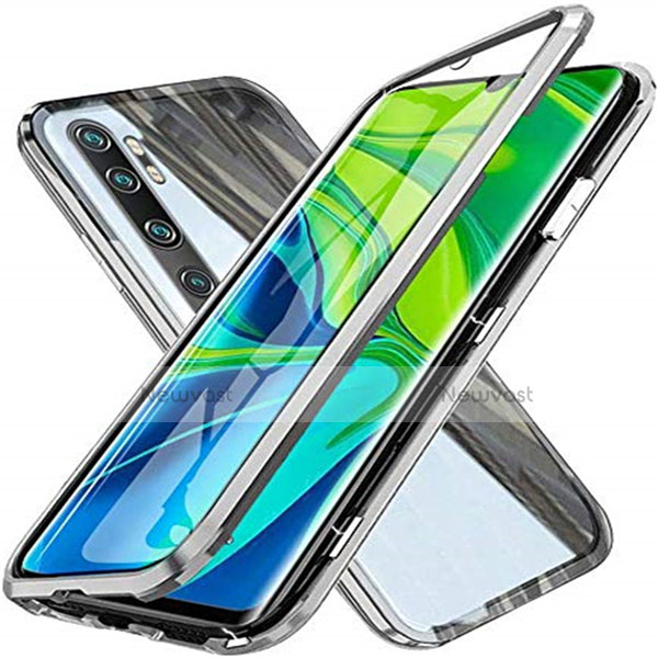 Luxury Aluminum Metal Frame Mirror Cover Case 360 Degrees T04 for Xiaomi Mi Note 10 Pro