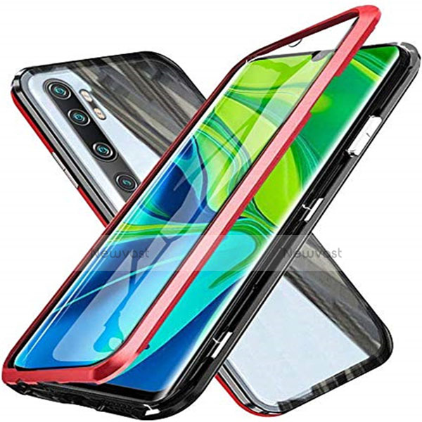 Luxury Aluminum Metal Frame Mirror Cover Case 360 Degrees T04 for Xiaomi Mi Note 10 Pro