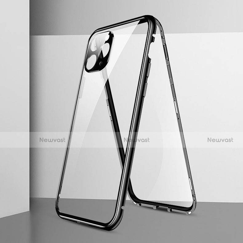 Luxury Aluminum Metal Frame Mirror Cover Case 360 Degrees T05 for Apple iPhone 11 Pro Max