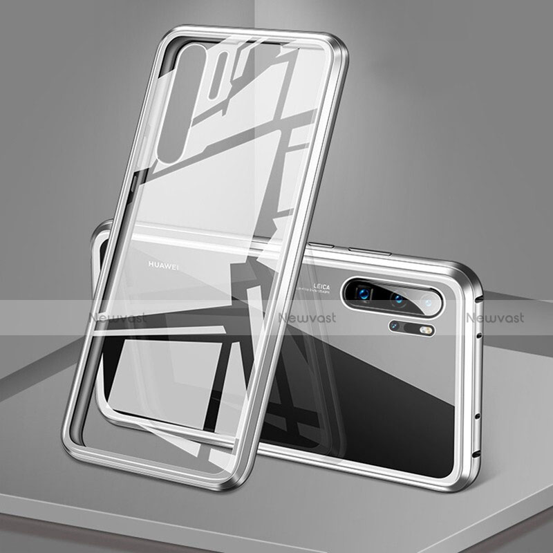 Luxury Aluminum Metal Frame Mirror Cover Case 360 Degrees T05 for Huawei P30 Pro New Edition