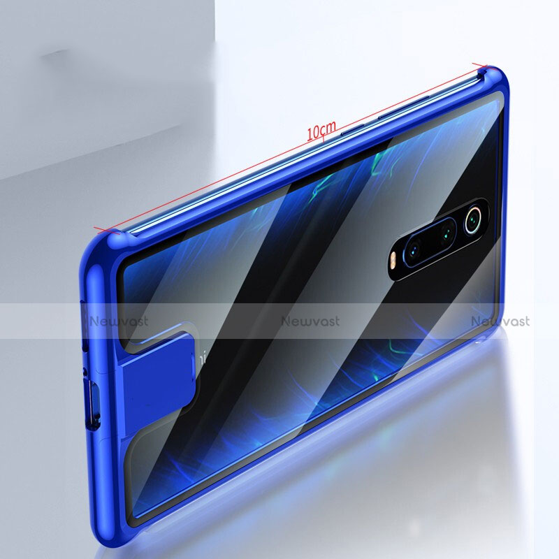 Luxury Aluminum Metal Frame Mirror Cover Case 360 Degrees T05 for Xiaomi Mi 9T