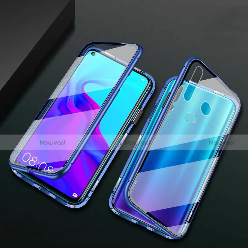 Luxury Aluminum Metal Frame Mirror Cover Case 360 Degrees T06 for Huawei Nova 4e