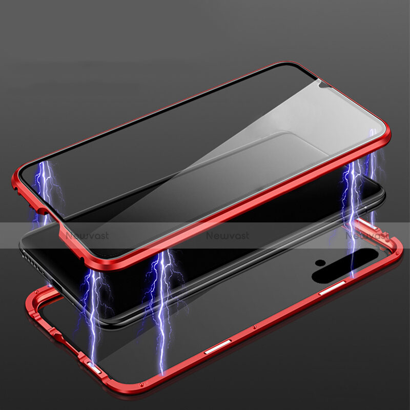 Luxury Aluminum Metal Frame Mirror Cover Case 360 Degrees T06 for Huawei Nova 5