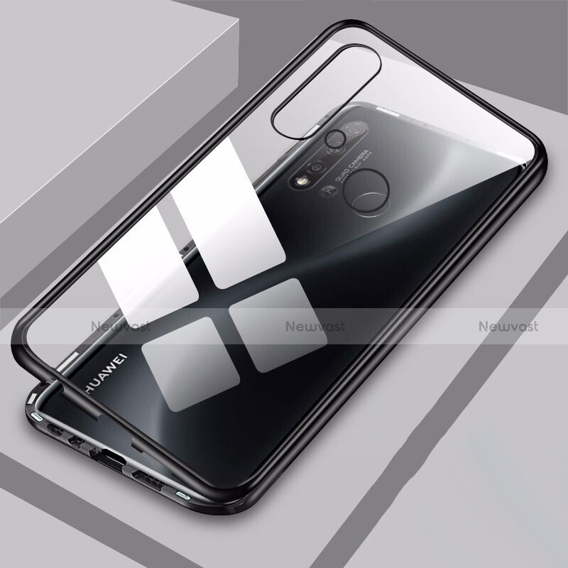 Luxury Aluminum Metal Frame Mirror Cover Case 360 Degrees T06 for Huawei Nova 5i