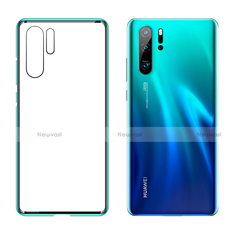 Luxury Aluminum Metal Frame Mirror Cover Case 360 Degrees T07 for Huawei P30 Pro New Edition