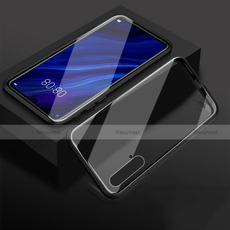 Luxury Aluminum Metal Frame Mirror Cover Case 360 Degrees T08 for Huawei Nova 5 Pro