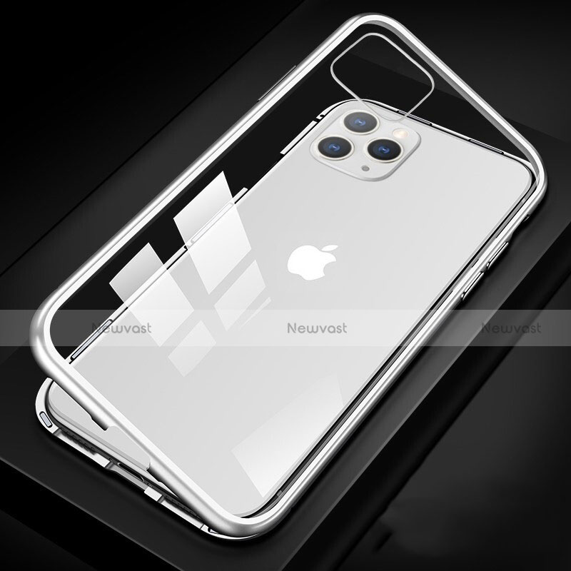 Luxury Aluminum Metal Frame Mirror Cover Case 360 Degrees T09 for Apple iPhone 11 Pro