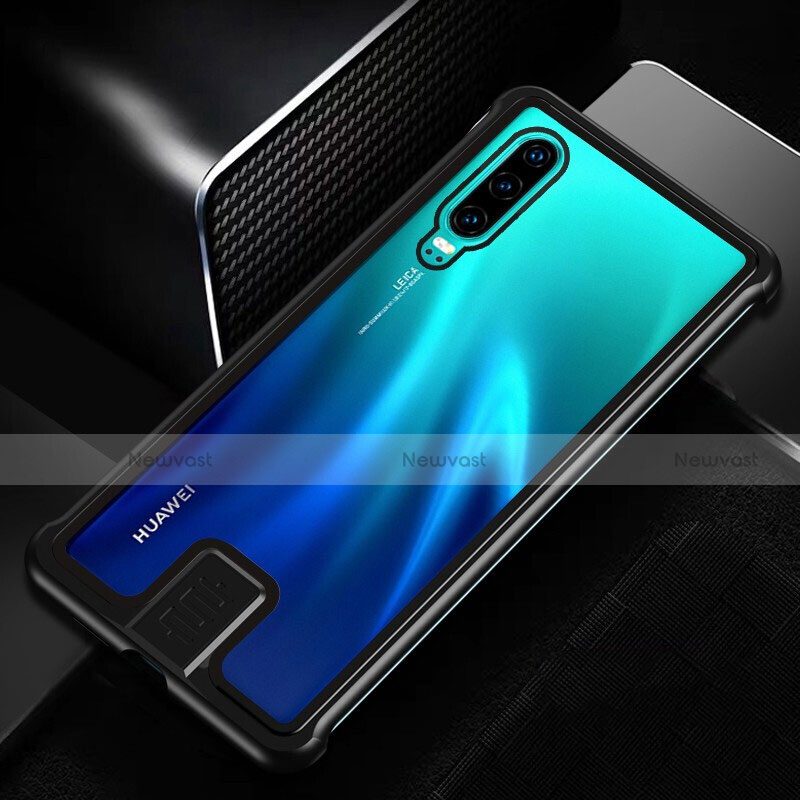 Luxury Aluminum Metal Frame Mirror Cover Case 360 Degrees T11 for Huawei P30