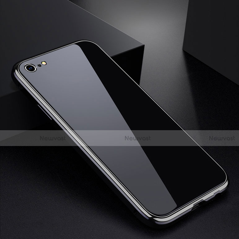 Luxury Aluminum Metal Frame Mirror Cover Case for Apple iPhone 6 Plus Silver