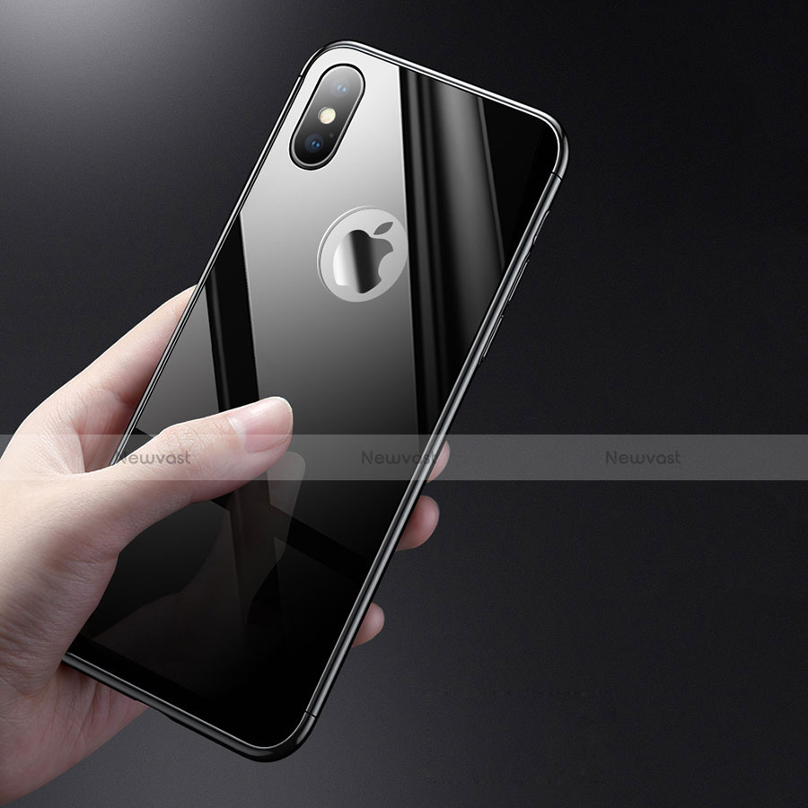 Luxury Aluminum Metal Frame Mirror Cover Case for Apple iPhone X