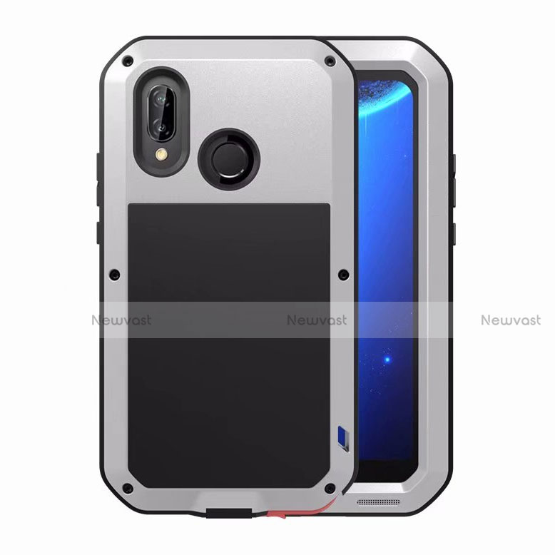 Luxury Aluminum Metal Frame Mirror Cover Case for Huawei Nova 3e