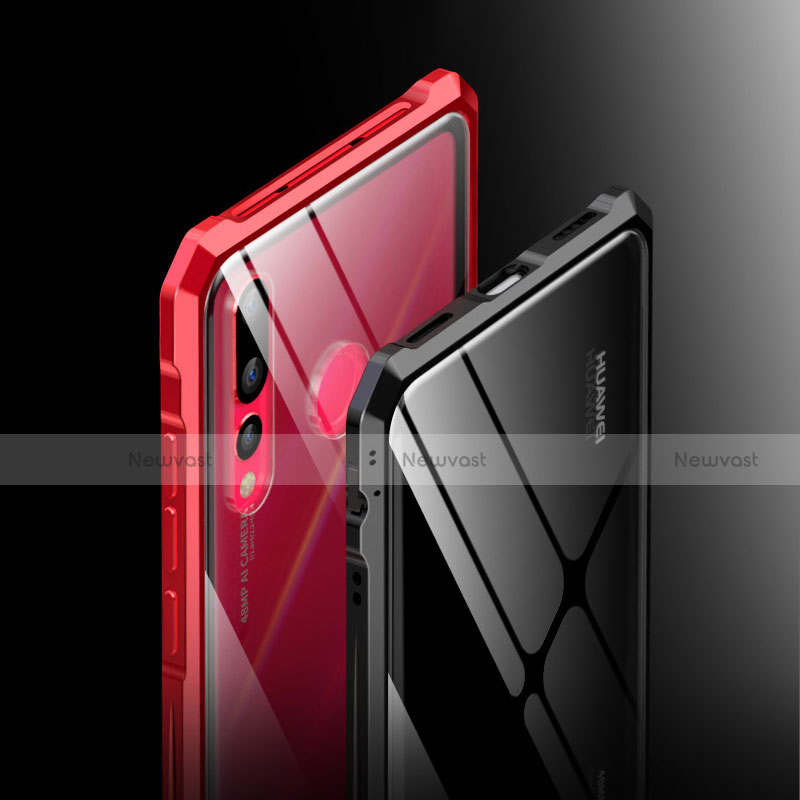 Luxury Aluminum Metal Frame Mirror Cover Case for Huawei Nova 4