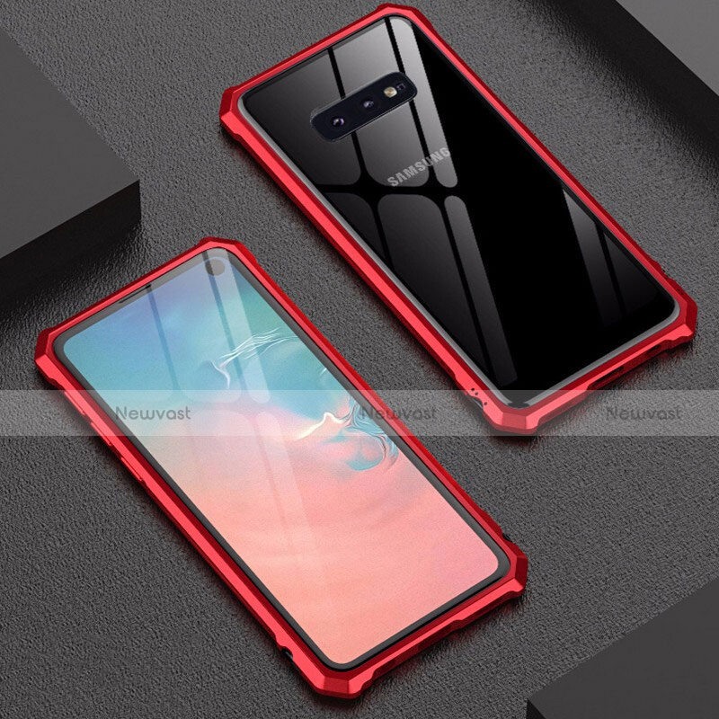 Luxury Aluminum Metal Frame Mirror Cover Case for Samsung Galaxy S10e