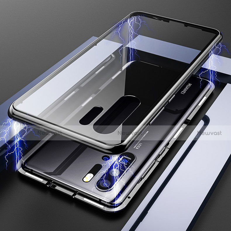 Luxury Aluminum Metal Frame Mirror Cover Case M01 for Huawei P30 Pro