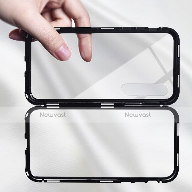 Luxury Aluminum Metal Frame Mirror Cover Case M02 for Huawei P20 Pro