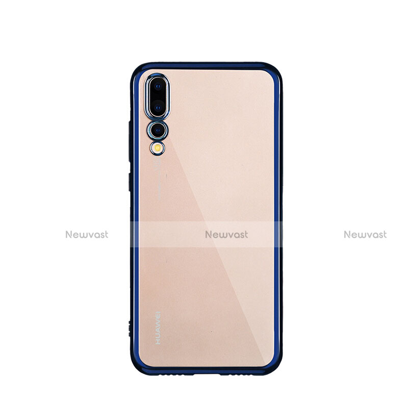 Luxury Aluminum Metal Frame Mirror Cover Case M04 for Huawei P20 Pro