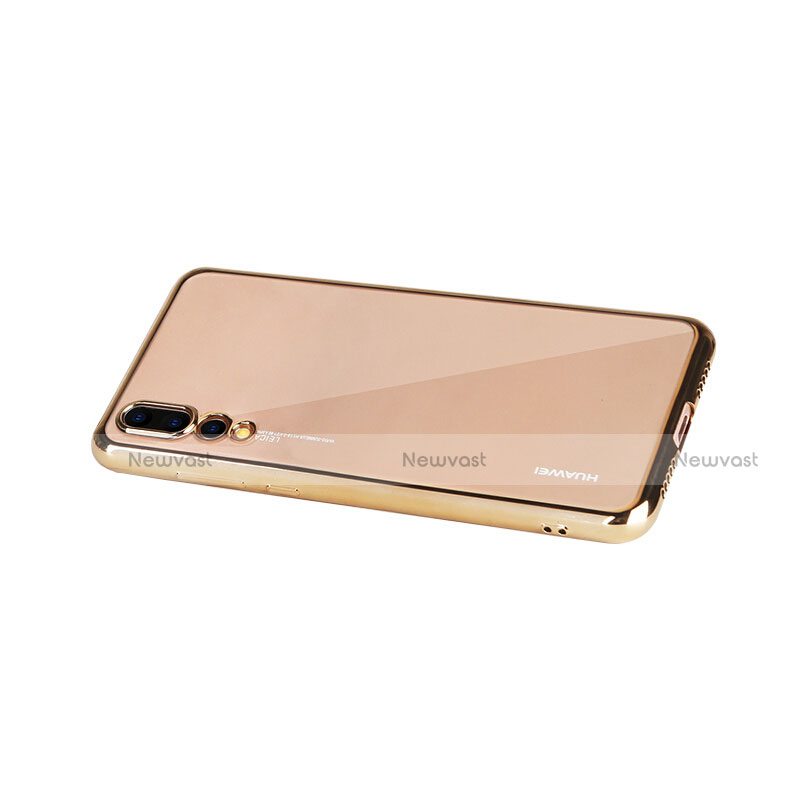 Luxury Aluminum Metal Frame Mirror Cover Case M04 for Huawei P20 Pro