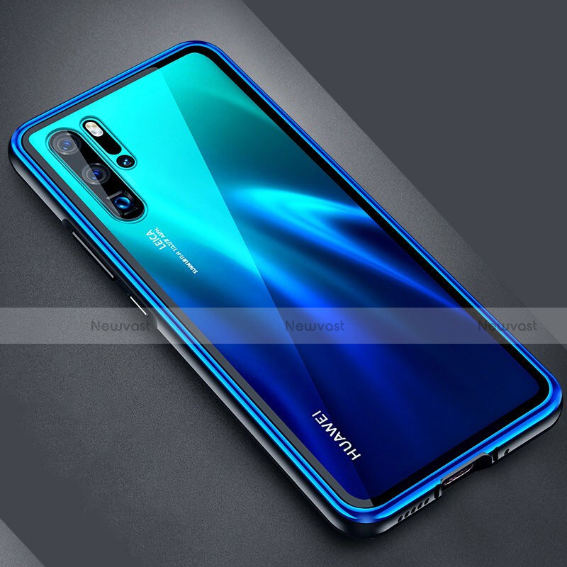 Luxury Aluminum Metal Frame Mirror Cover Case M04 for Huawei P30 Pro