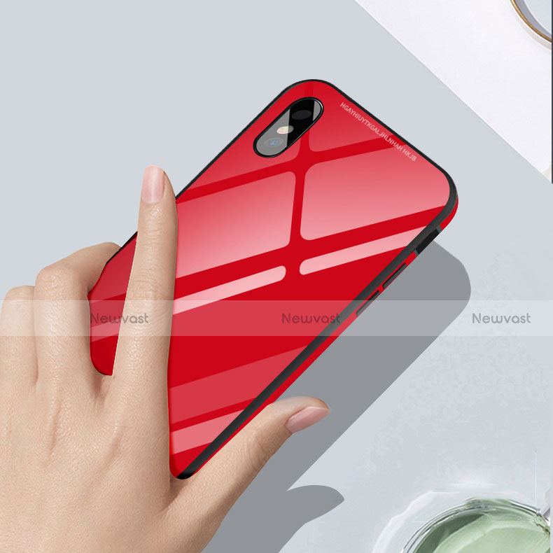 Luxury Aluminum Metal Frame Mirror Cover Case S01 for Apple iPhone Xs Max