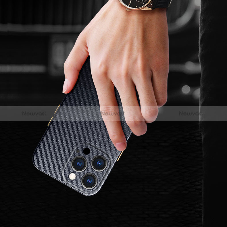 Luxury Carbon Fiber Twill Soft Case C01 for Apple iPhone 14 Pro