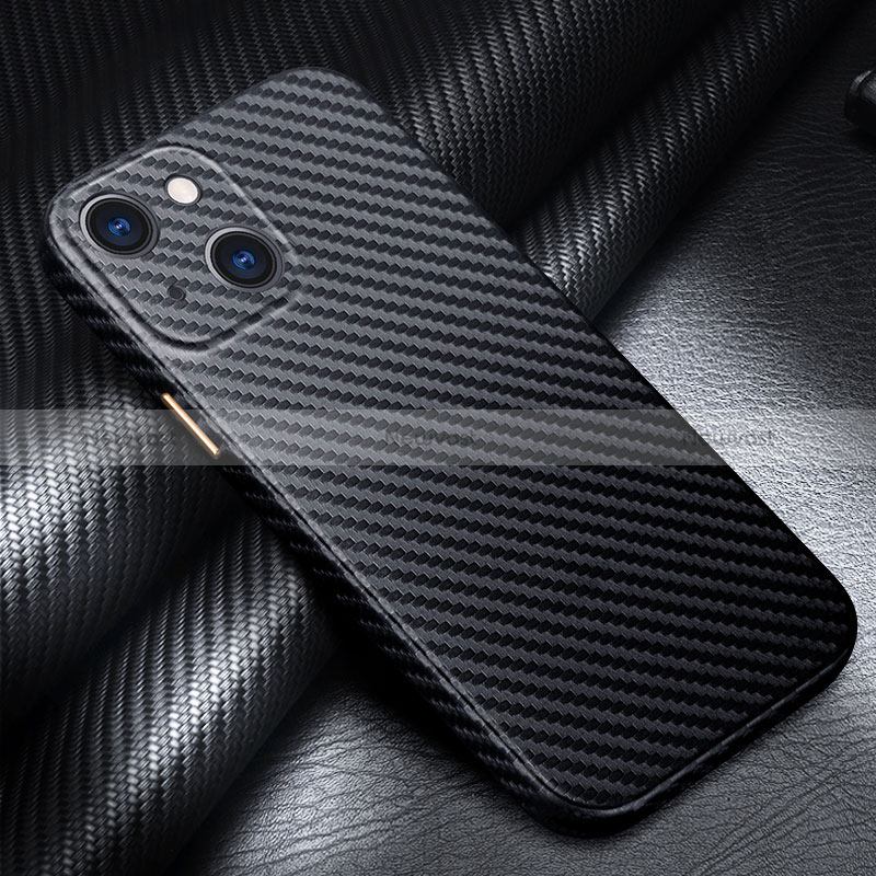 Luxury Carbon Fiber Twill Soft Case C01 for Apple iPhone 15 Plus