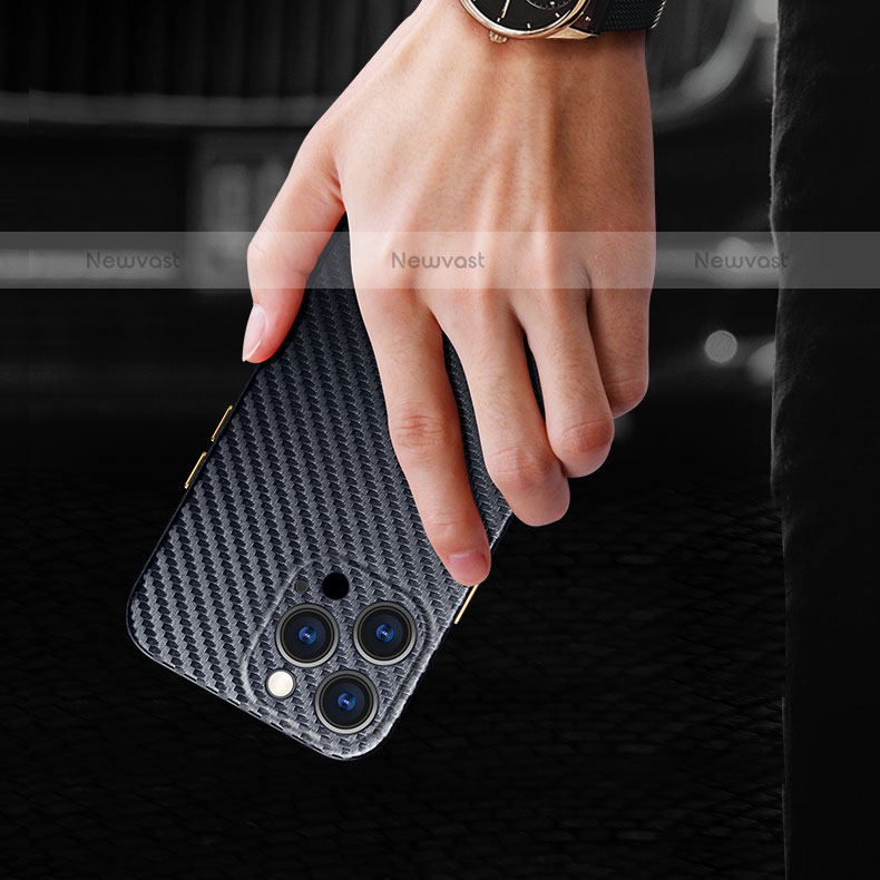 Luxury Carbon Fiber Twill Soft Case C01 for Apple iPhone 15 Pro Max