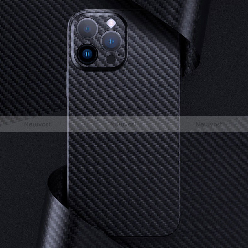 Luxury Carbon Fiber Twill Soft Case C02 for Apple iPhone 13 Pro Max Black