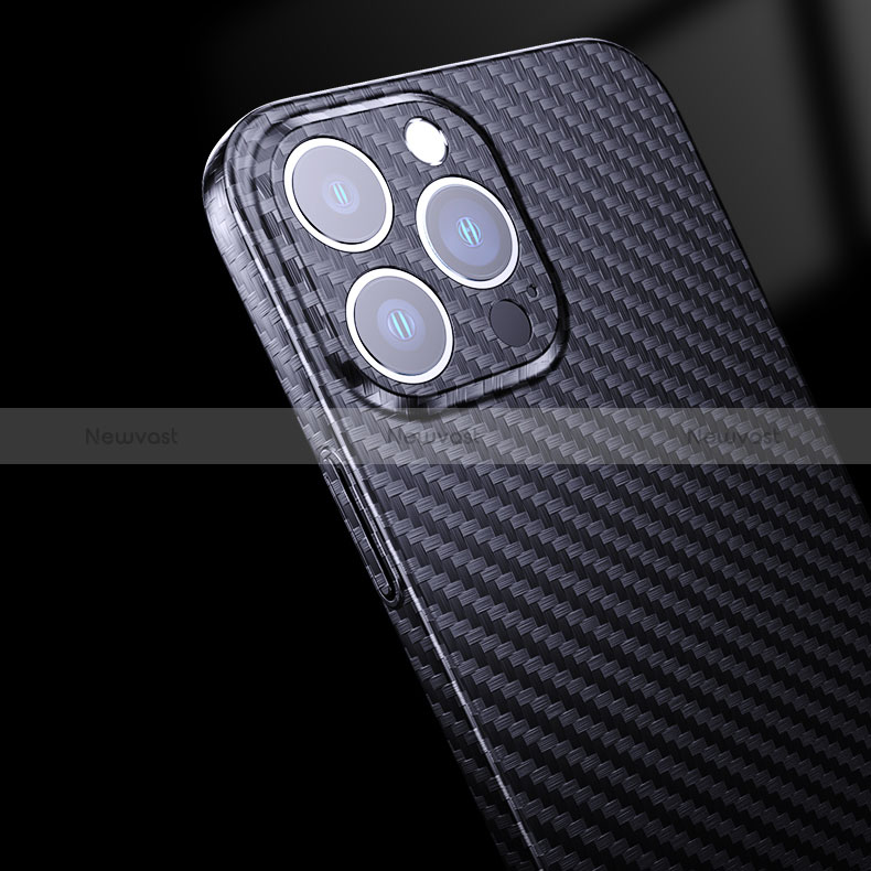 Luxury Carbon Fiber Twill Soft Case C02 for Apple iPhone 13 Pro Max Black