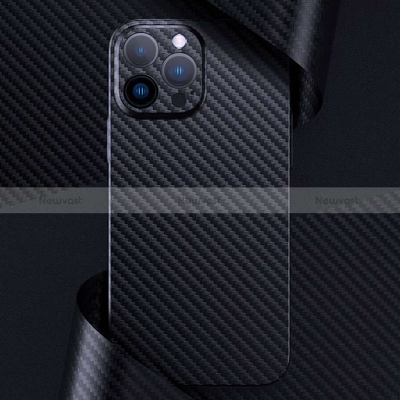 Luxury Carbon Fiber Twill Soft Case C02 for Apple iPhone 16 Pro Max Black