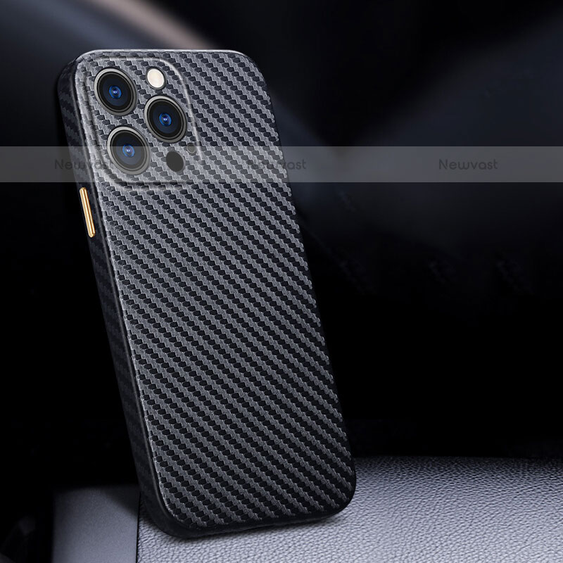 Luxury Carbon Fiber Twill Soft Case Cover for Apple iPhone 15 Pro Max