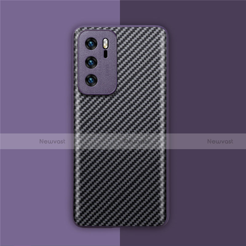 Luxury Carbon Fiber Twill Soft Case Cover for Huawei P40