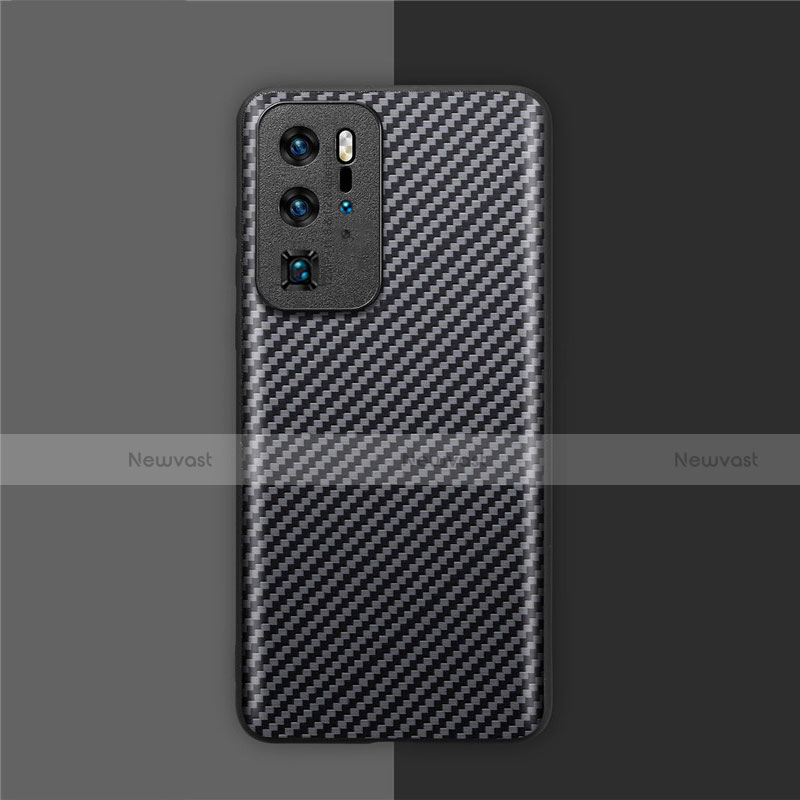 Luxury Carbon Fiber Twill Soft Case Cover for Huawei P40 Pro