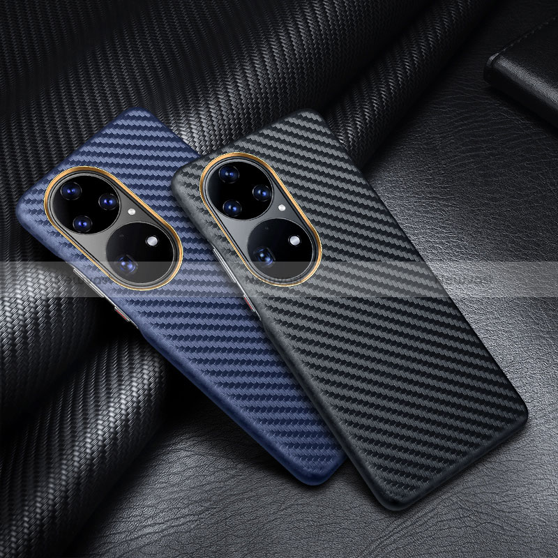 Luxury Carbon Fiber Twill Soft Case Cover for Huawei P50e