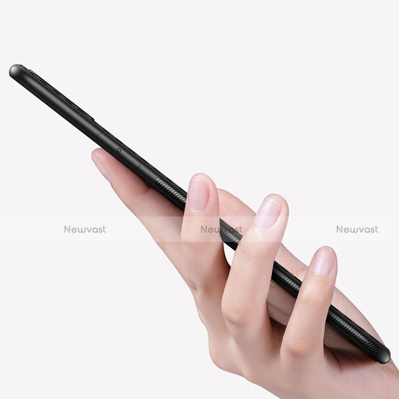 Luxury Carbon Fiber Twill Soft Case T01 for Huawei P30 Lite Black