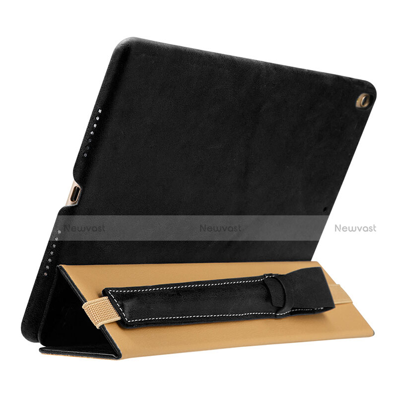 Luxury Leather Holder Elastic Detachable Cover P02 for Apple Pencil Apple iPad Pro 9.7 Black