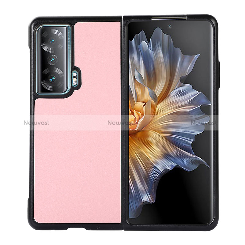 Luxury Leather Matte Finish and Plastic Back Cover Case BH1 for Huawei Honor Magic Vs 5G