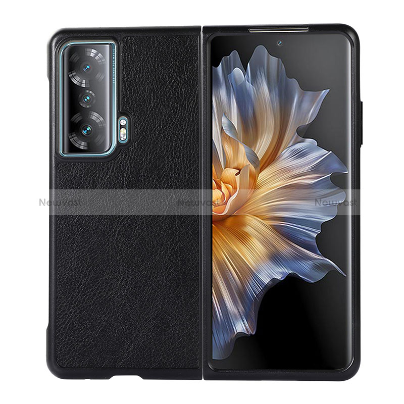 Luxury Leather Matte Finish and Plastic Back Cover Case BH1 for Huawei Honor Magic Vs 5G