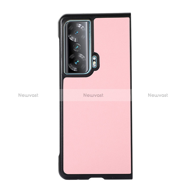 Luxury Leather Matte Finish and Plastic Back Cover Case BH1 for Huawei Honor Magic Vs 5G