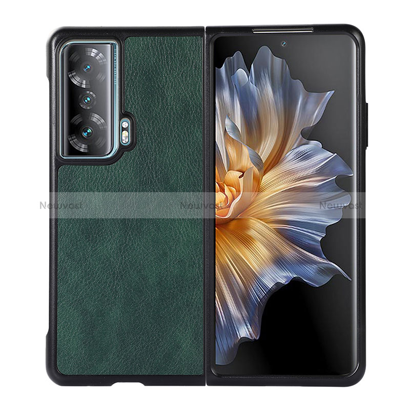 Luxury Leather Matte Finish and Plastic Back Cover Case BH1 for Huawei Honor Magic Vs Ultimate 5G