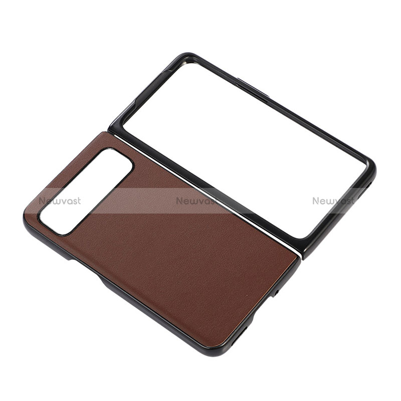 Luxury Leather Matte Finish and Plastic Back Cover Case BH2 for Google Pixel Fold 5G